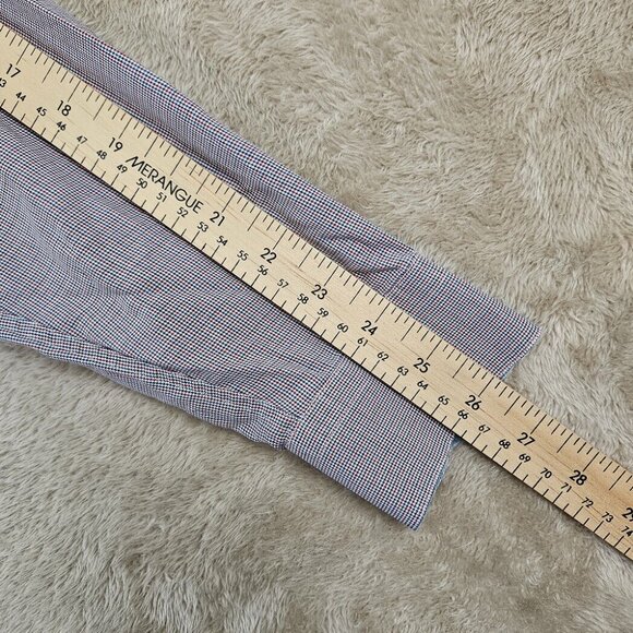 Ted Baker London Button-Down Shirt Multicolor Plaid Long Sleeve Men's Size 5 - Picture 5 of 10